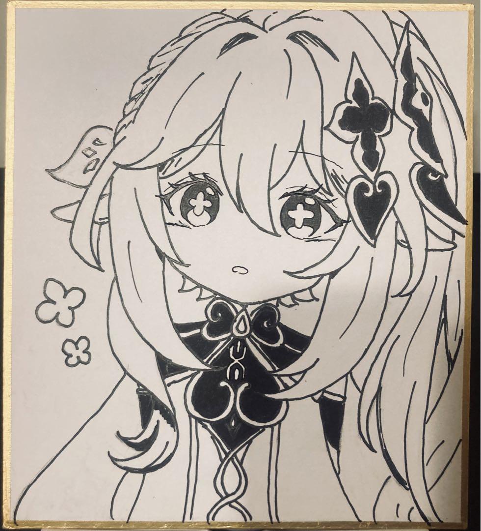 原神 手描きイラスト ナヒーダ
