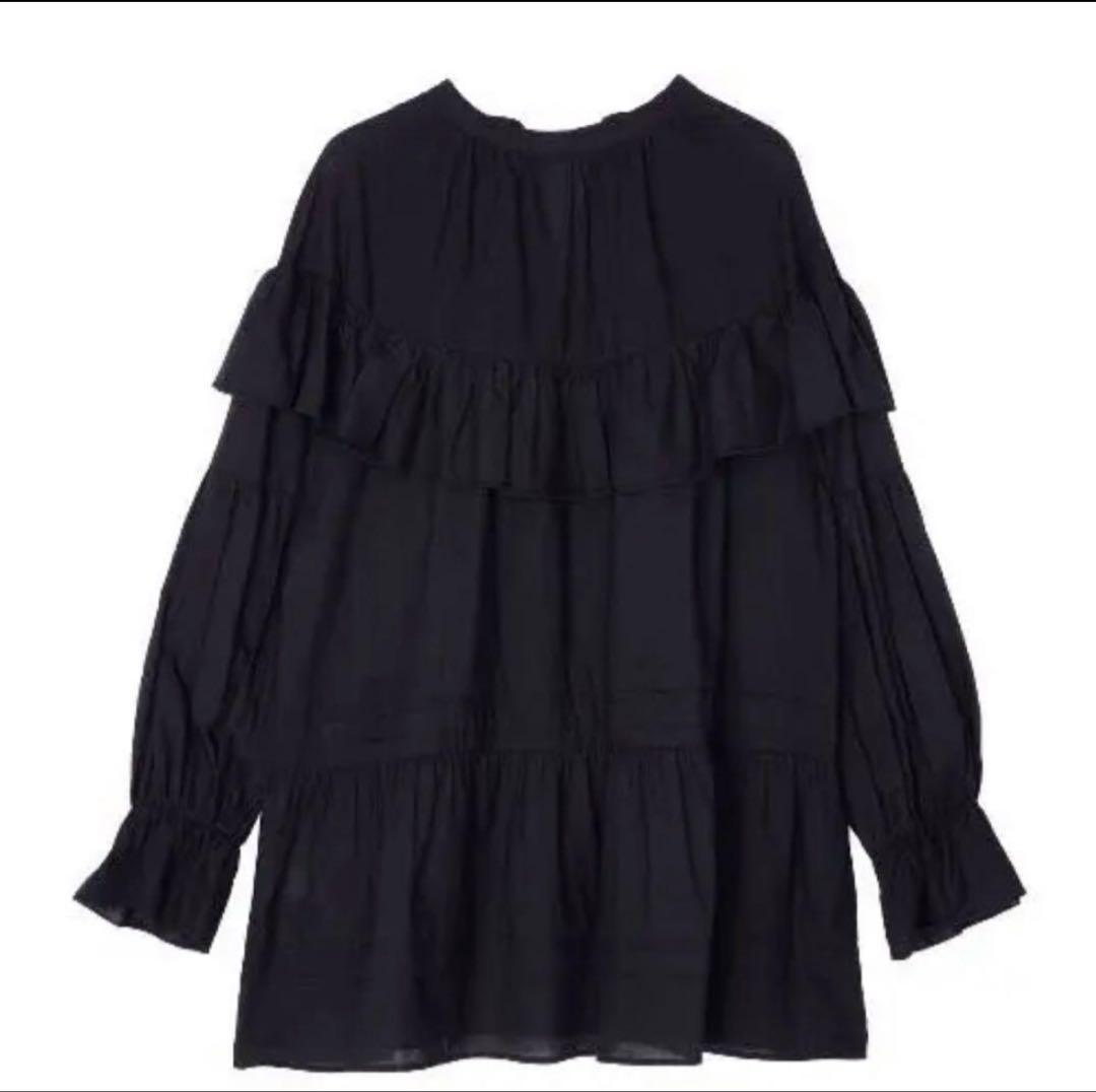 トップス Ameri MEDI 2WAY COTTON FRILL TUNICBLOUSE