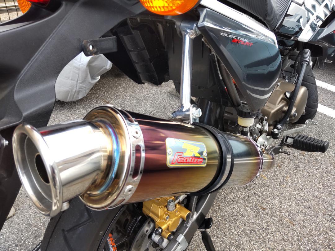 【値下げ】リアライズ　KSR110E（KL110DDF）Tiチタンマフラー