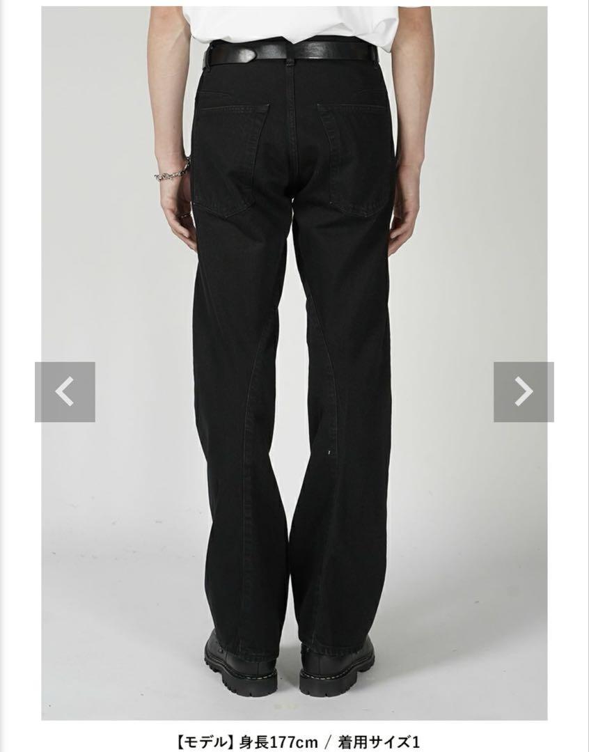 【格安】NVRFRGT 3D TWISTED JEANS 3D