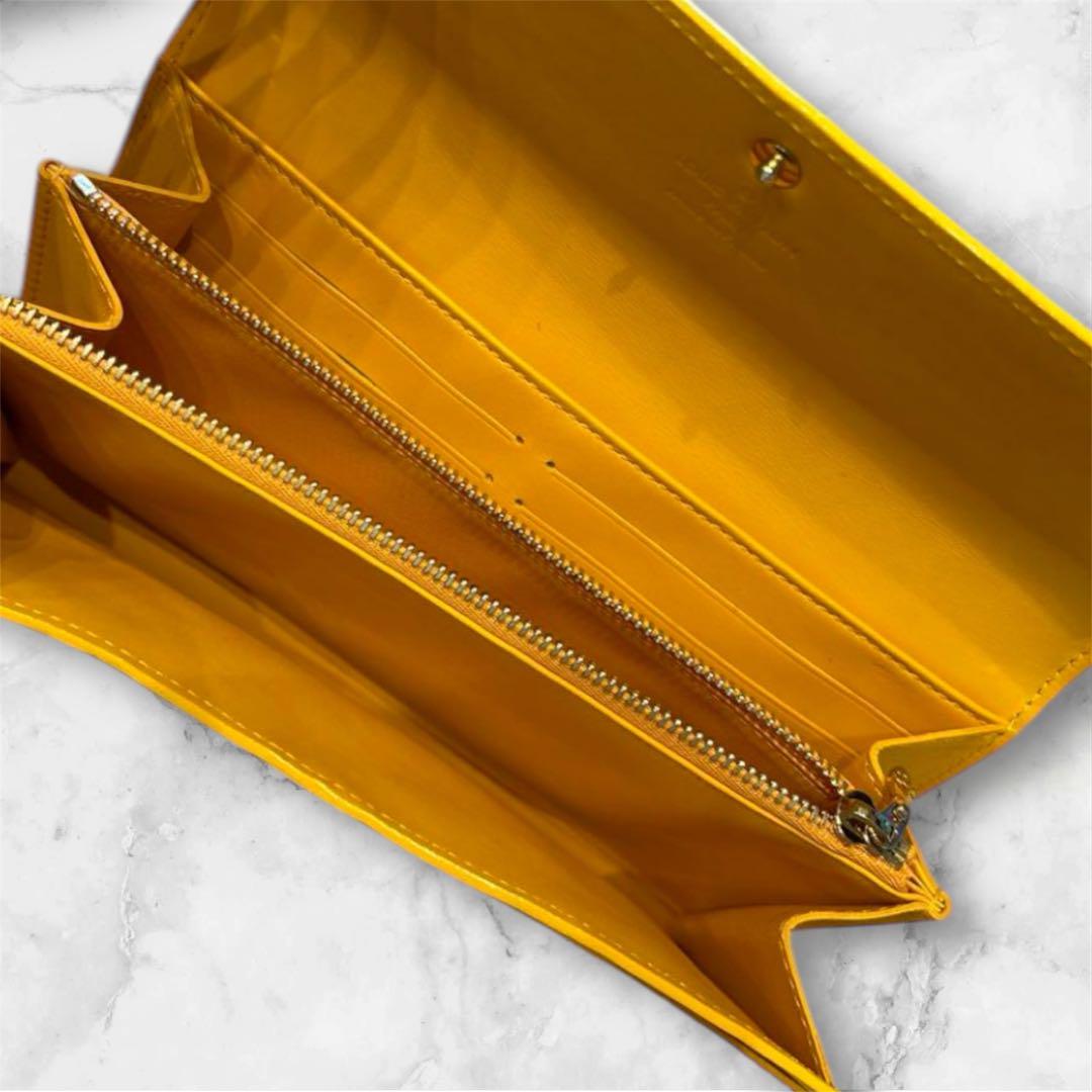 LOUIS VUITTON ルイヴィトン ルイ・ヴィトン イエロー 折り長財布