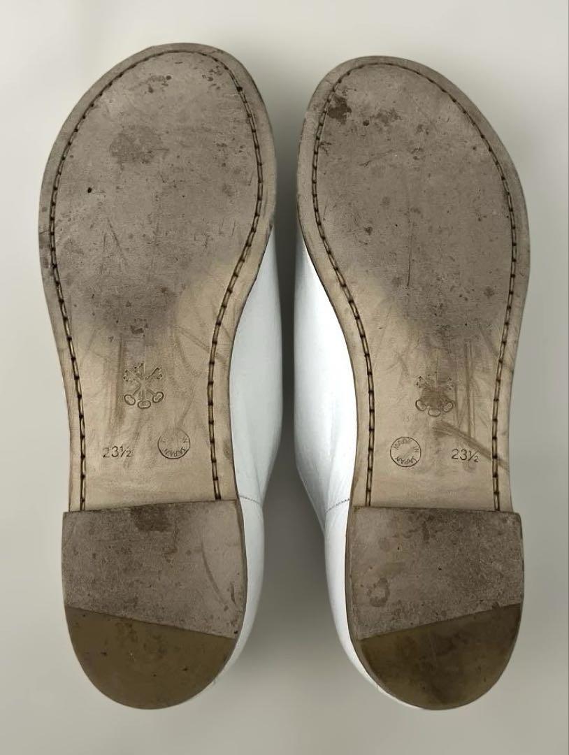 ARTS&SCIENCE FLAT SHOES シロ 23.5cm