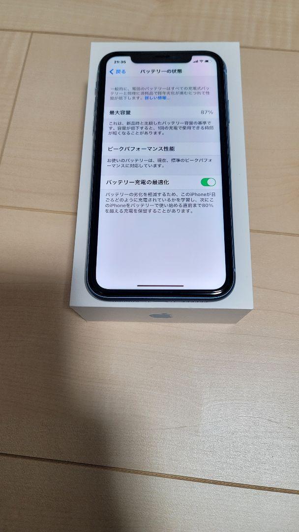 新品セール 美品 iPhone XR Blue 64 GB y7ZTC-m60241878275 得価超激安