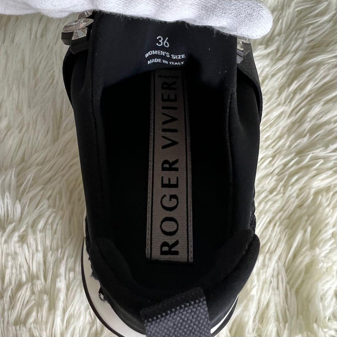 定価174900円♡新品♡現行♡ロジェヴィヴィエ ストラス バックル スニーカー