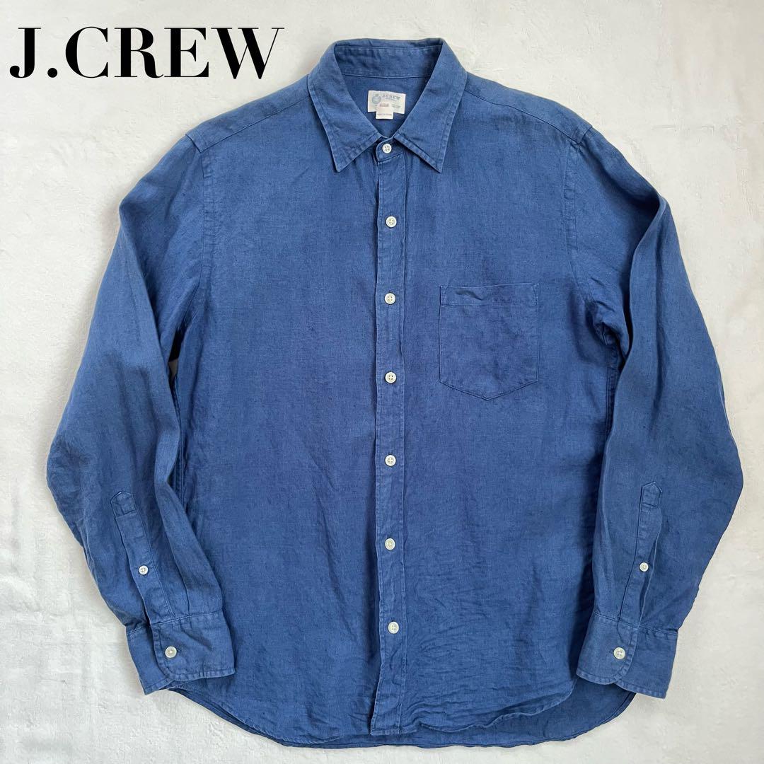 J.CREW ジェイクルー リネンシャツ 長袖シャツ M