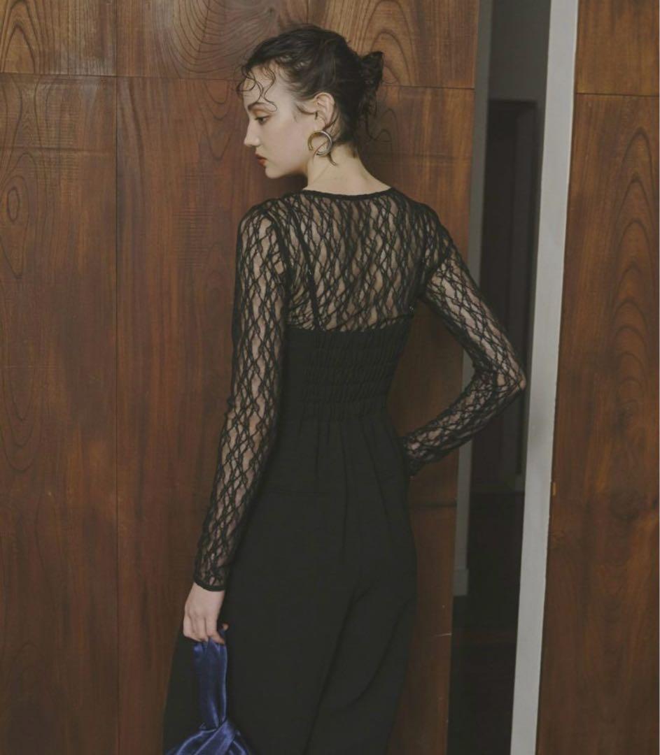 ANDRESD　cross all in one dress パンツドレス