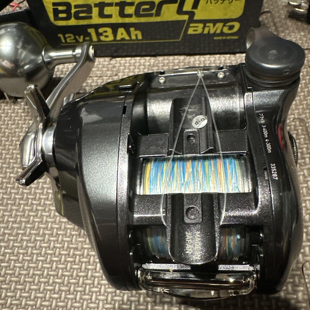 SEABORG 300J 電動リール　バッテリー付き　10.8km 24h