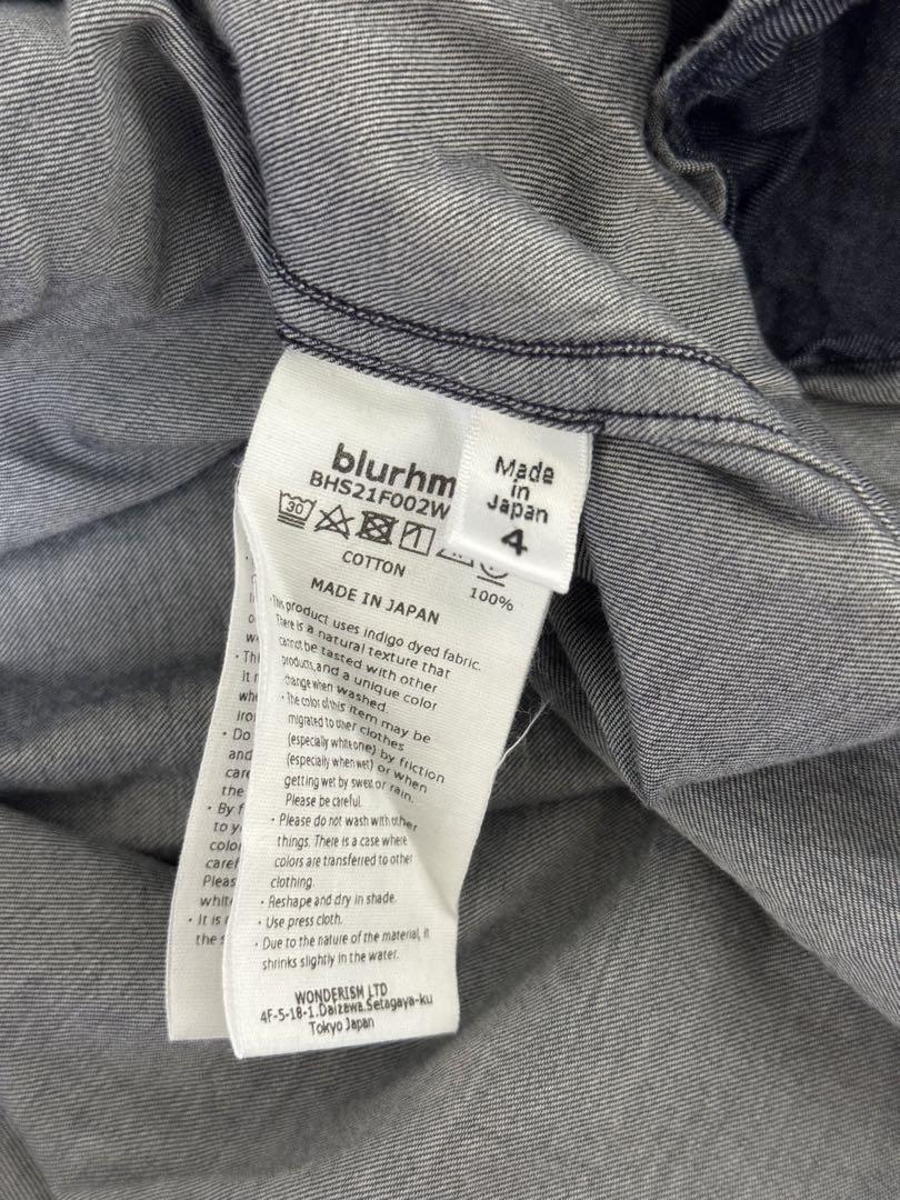 blurhms wism別注　ベースボールシャツ