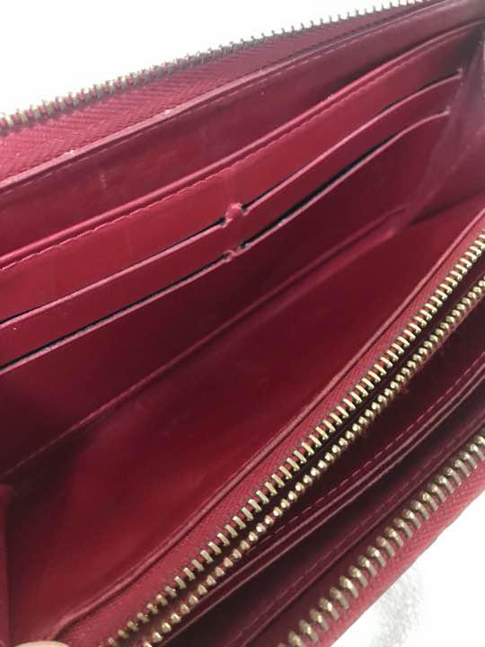 ルイ・ヴィトン　ヴェルニ　長財布 ルイヴィトン ヴェルニ 長財布 ピンク&ベージュ