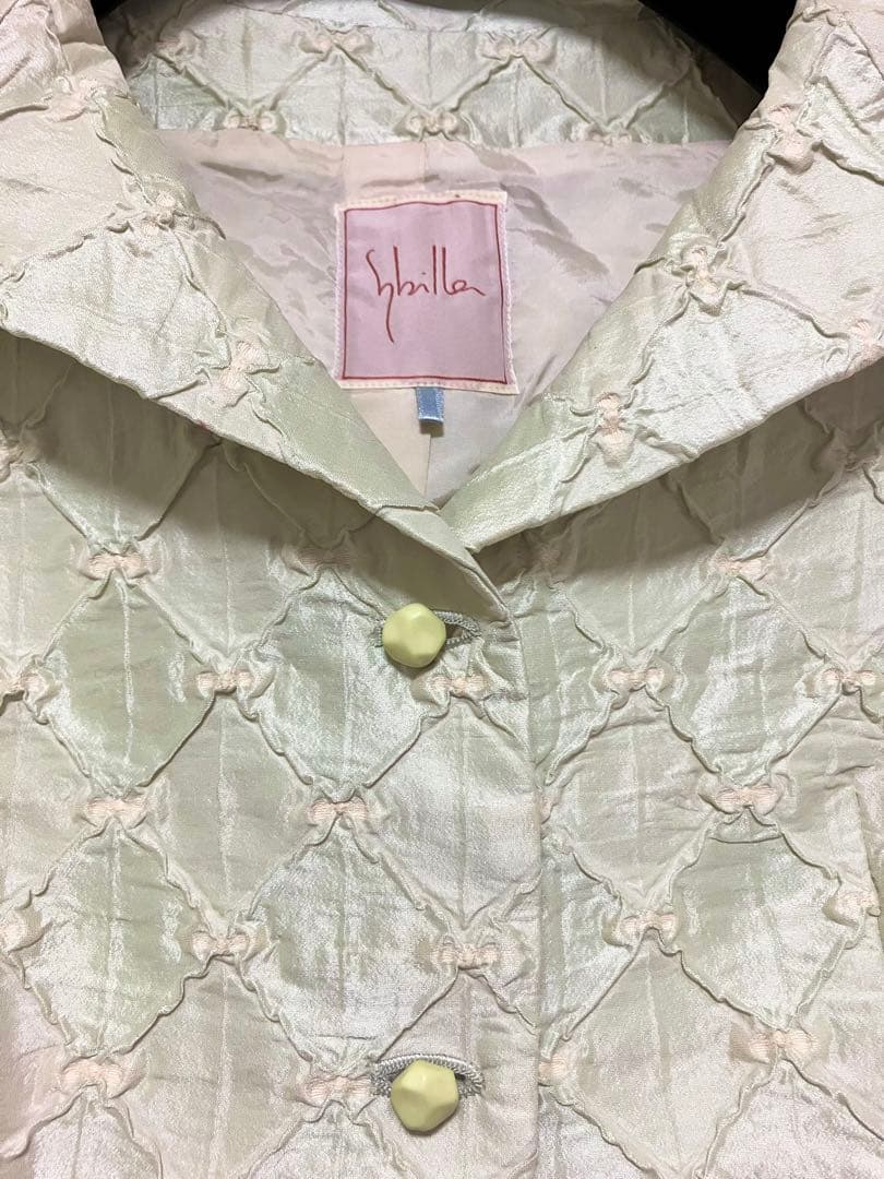 美品　シビラ　ジャケット　ワンピース　スーツ　セットアップ　刺繍　M