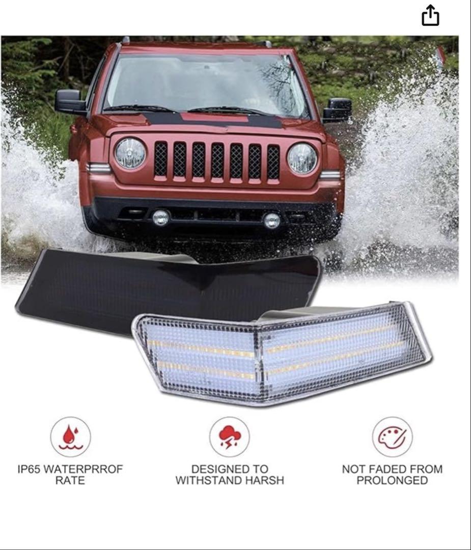 LEDフロントサイドマーカークリアー　Jeep パトリオット