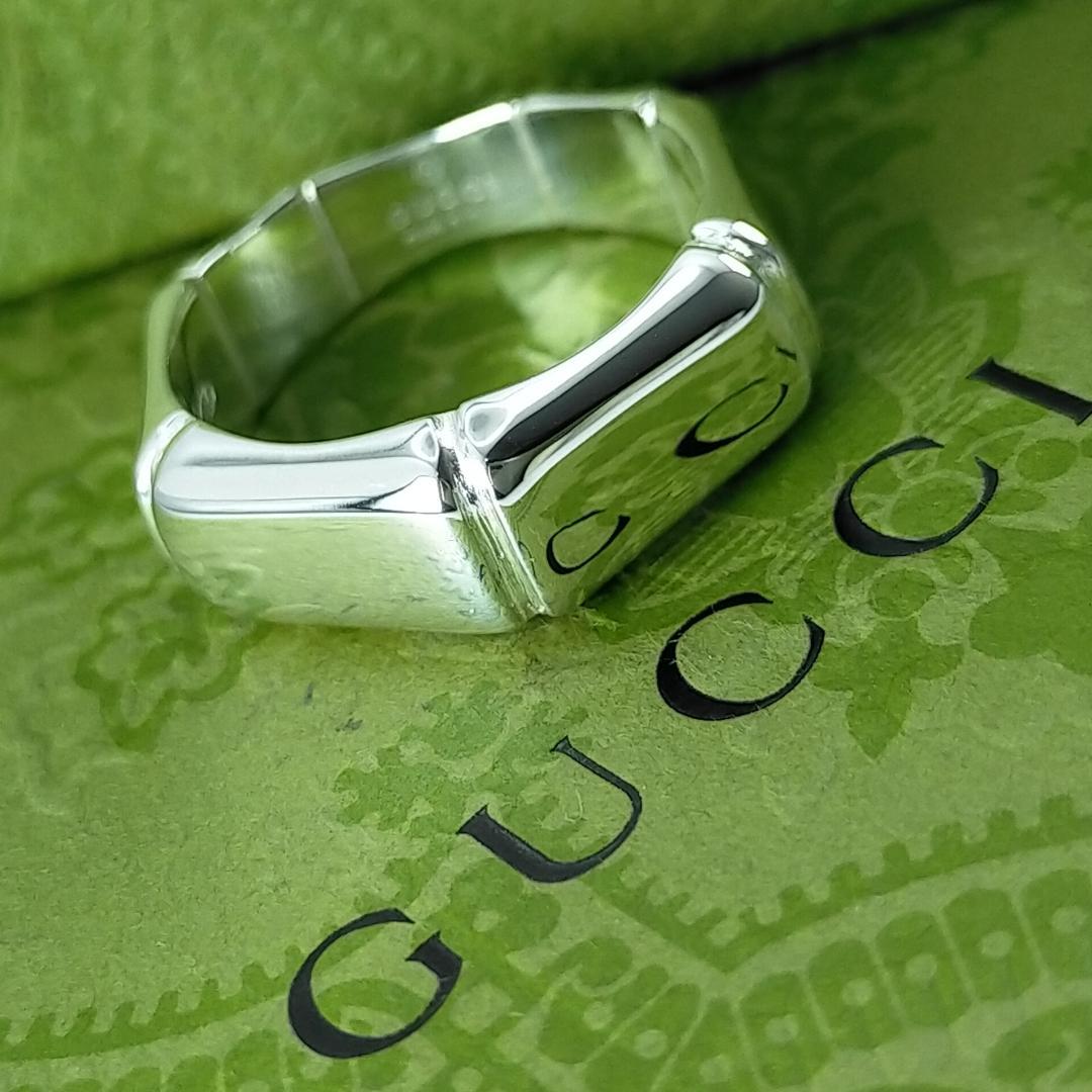 ★Okay★【GUCCI】バンブー　ボーン　骨　リング　１６号　2099 ☆Okay様専用☆【GUCCI】バンブー ボーン 骨 リング 16号 2099