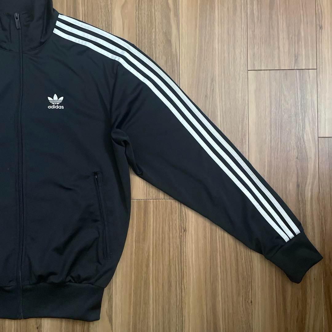 アディダス　ファイアーバードTT 黒　トラックジャケット　ジャージ　古着　L Lアディダスadidas黒ブラックファイアーバードトラック