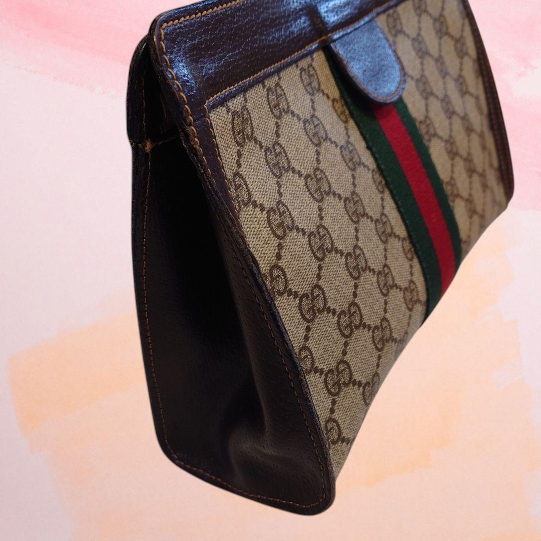 専用☆レア☆【GUCCI】GGスプリーム シェリーライン クラッチバッグ