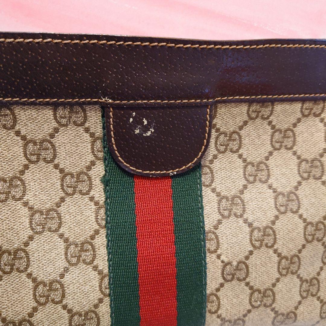 専用☆レア☆【GUCCI】GGスプリーム シェリーライン クラッチバッグ