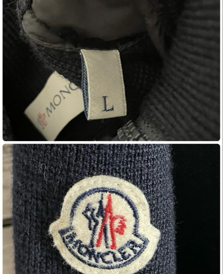 MONCLER ネイビー カーディガン L