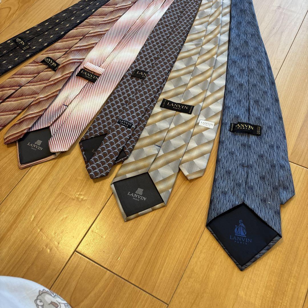 LANVIN 他ネクタイ 4本セットまとめ売り