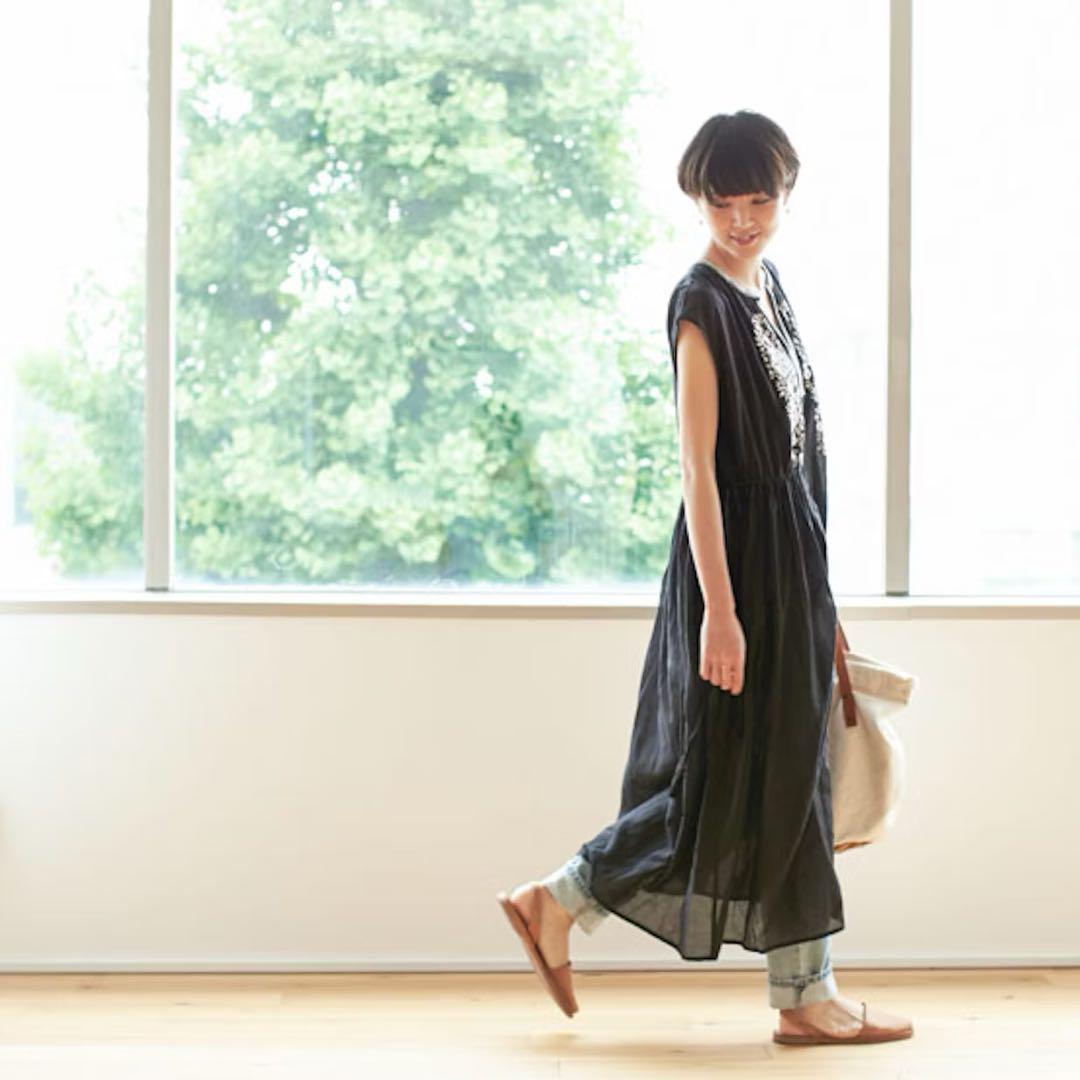 ne Quittez pas 刺繍ワンピース