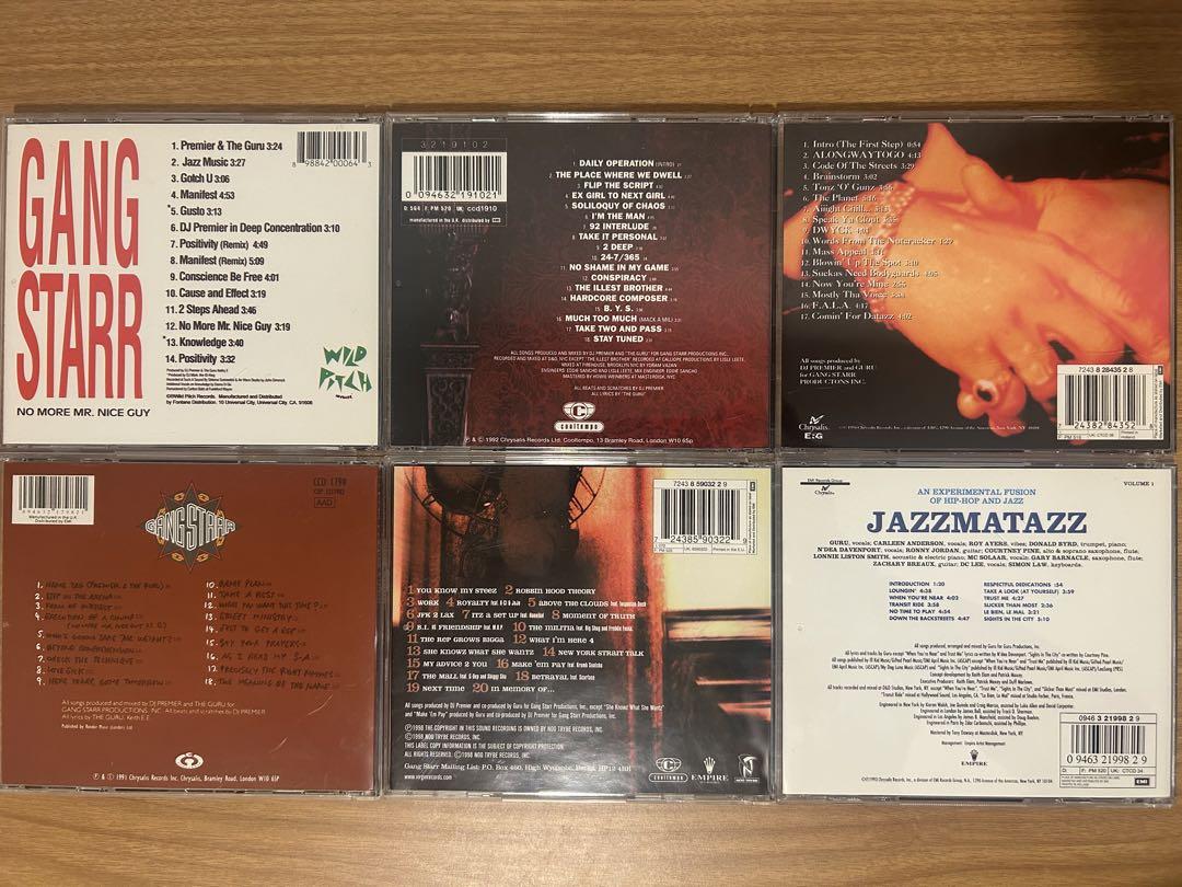 【名入れ無料】 GANG STARR メルカリ - 6枚組セット CD 名盤アルバム 洋楽