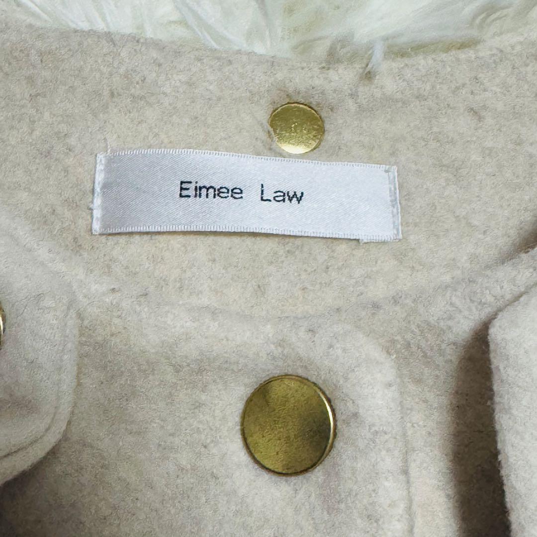 Eimee Law 2WAYメルトンケープコート&ジレ ファー取外可