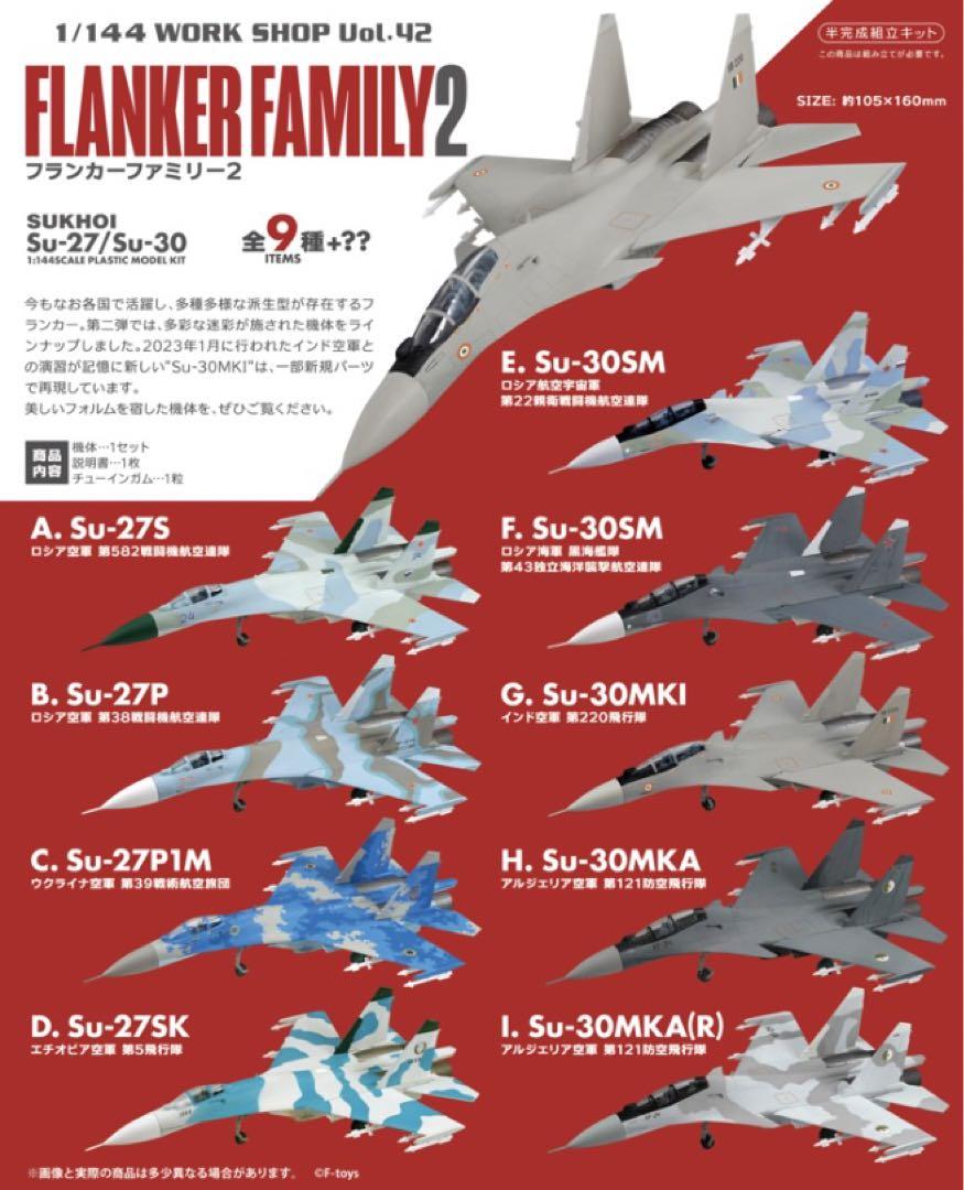1/144 Su-30SM フランカー #E ロシア航空宇宙軍 エフトイズ 22