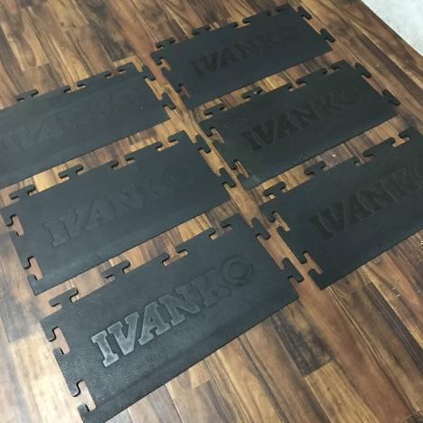 ivanko イヴァンコ ラバー マット 16枚 インターロック式