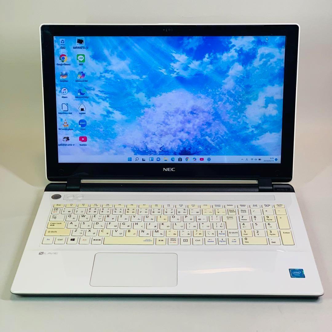 カメラ✨Bluetooth✨SSD✨15.6インチ✨白✨NEC✨ノートパソコン カメラ✨Bluetooth✨SSD✨15.6インチ✨白✨NEC✨ノートパソコンΩ