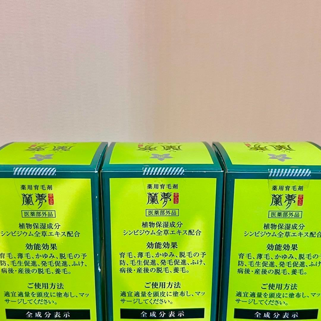 【新品未開封】【即購入OK】蘭夢 らんむ育毛剤 100ml 3本セット