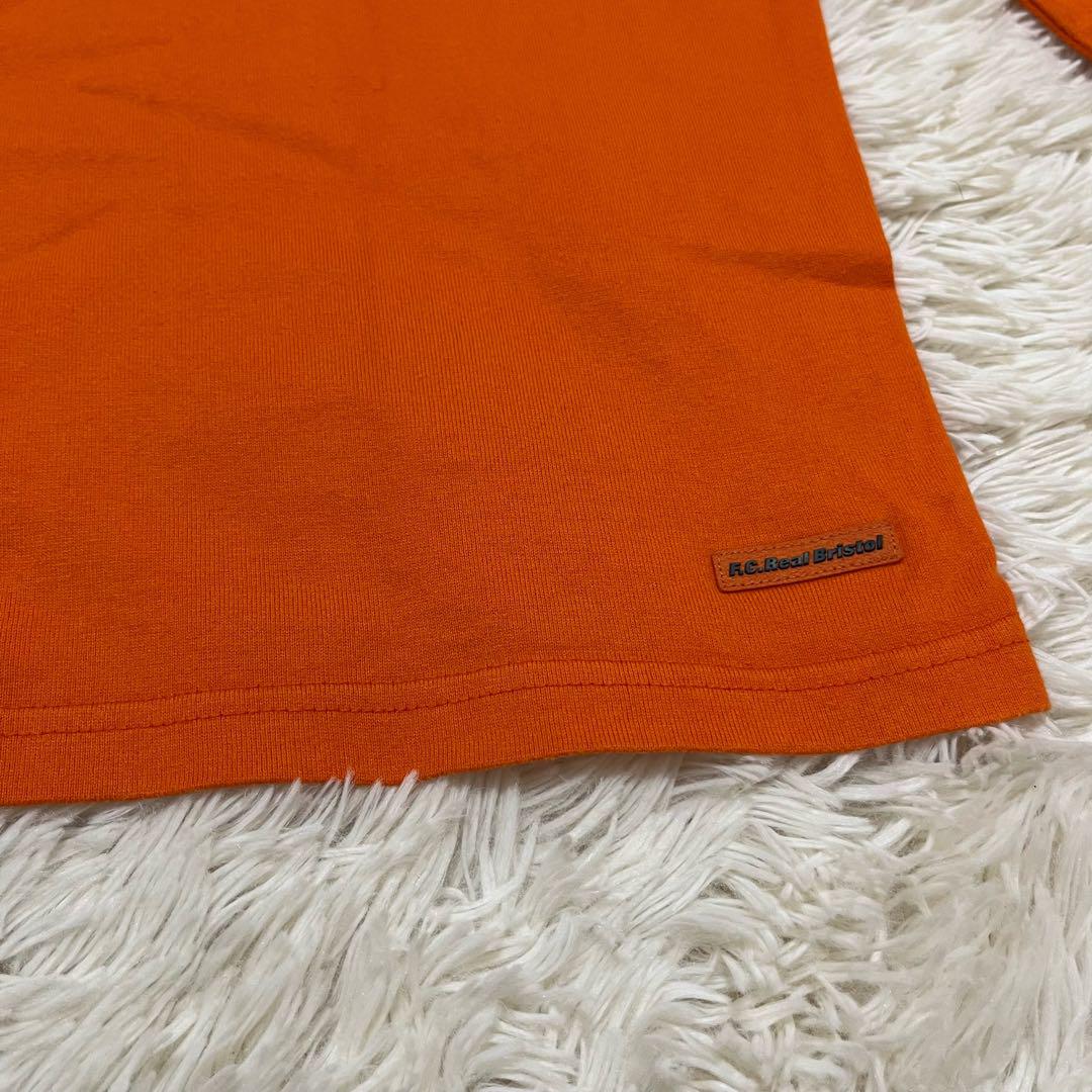 F.C.R.B　エフシーレアルブリストル　ロンT　オレンジ　S　カットソー　長袖