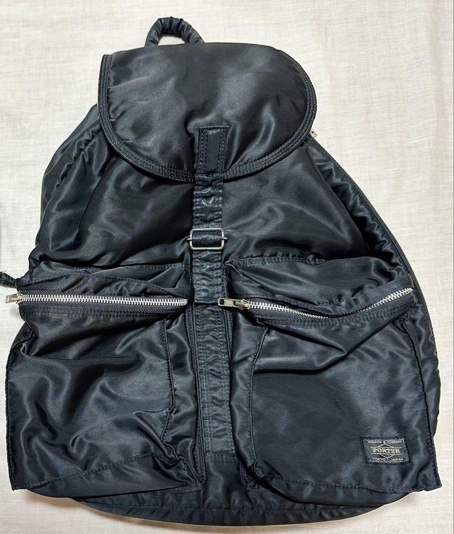 【美品】ポーター　タンカー　リュック バックパック　ブラック