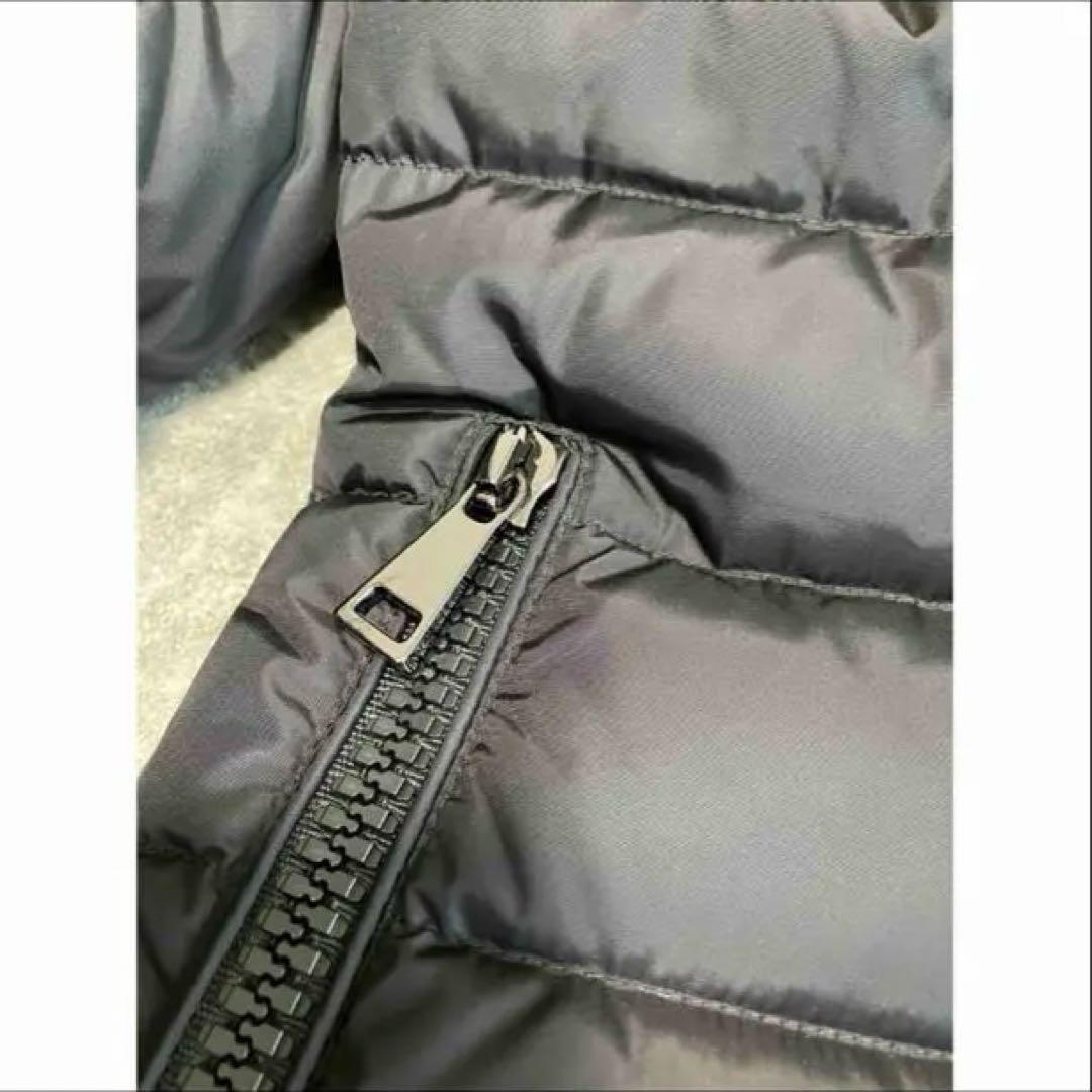 モンクレール ブラック タレブ ロングダウンジャケット フード付き モンクレール ブラック タレブ ロングダウンジャケット フード付き