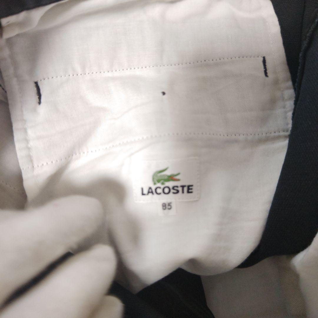 【オシャレ☆人気☆LACOSTE】黒　パンツ　ワニ　サイズ85