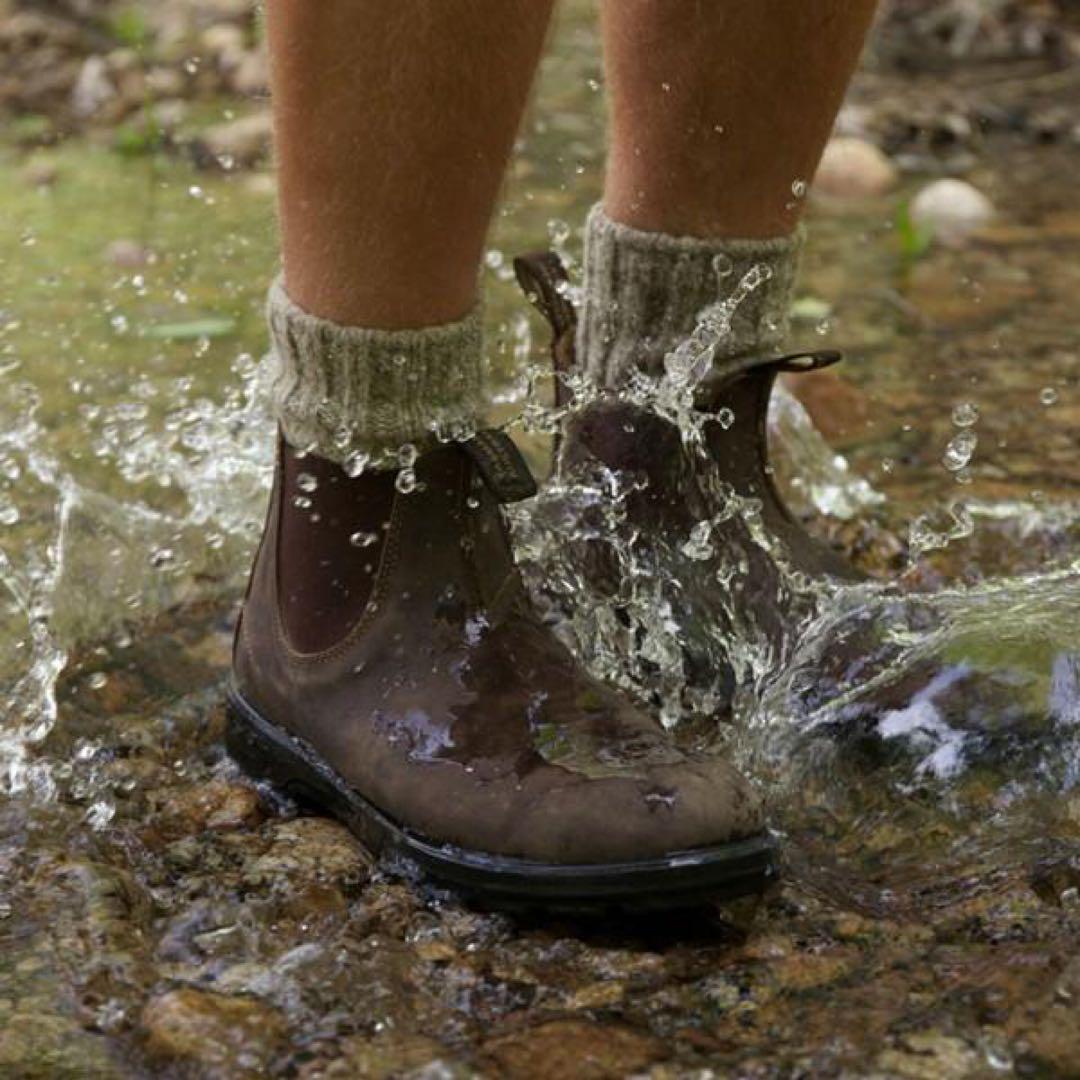 Blundstone 585 サイドブーツ サイズ6 ラスティックブラウン