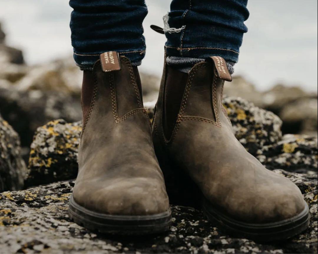 Blundstone 585 サイドブーツ サイズ6 ラスティックブラウン