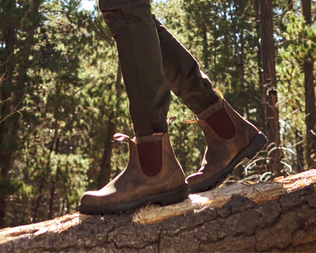 Blundstone 585 サイドブーツ サイズ6 ラスティックブラウン