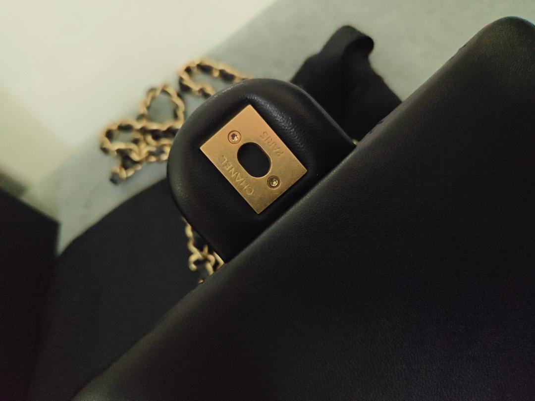 新作 シャネル CHANEL ミニフラップバッグ パールチェーン ミニマトラッセ 画像9