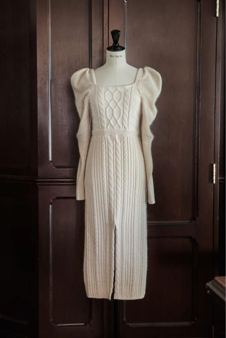 Herlipto【新品】Bambina Cable Knit Dress