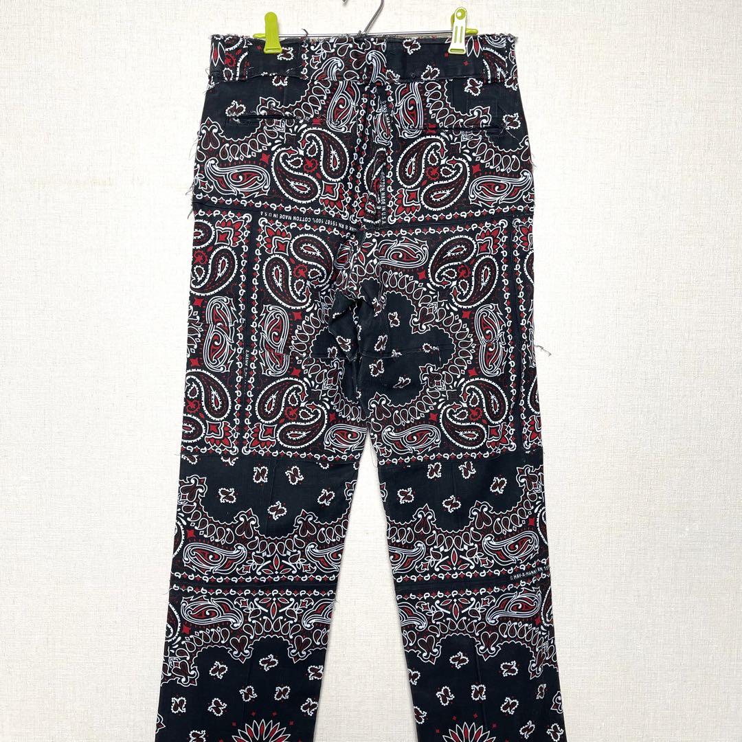 世界有名な miyagi hidetaka dickies バンダナ リメイク ニードルス パンツ パンツ