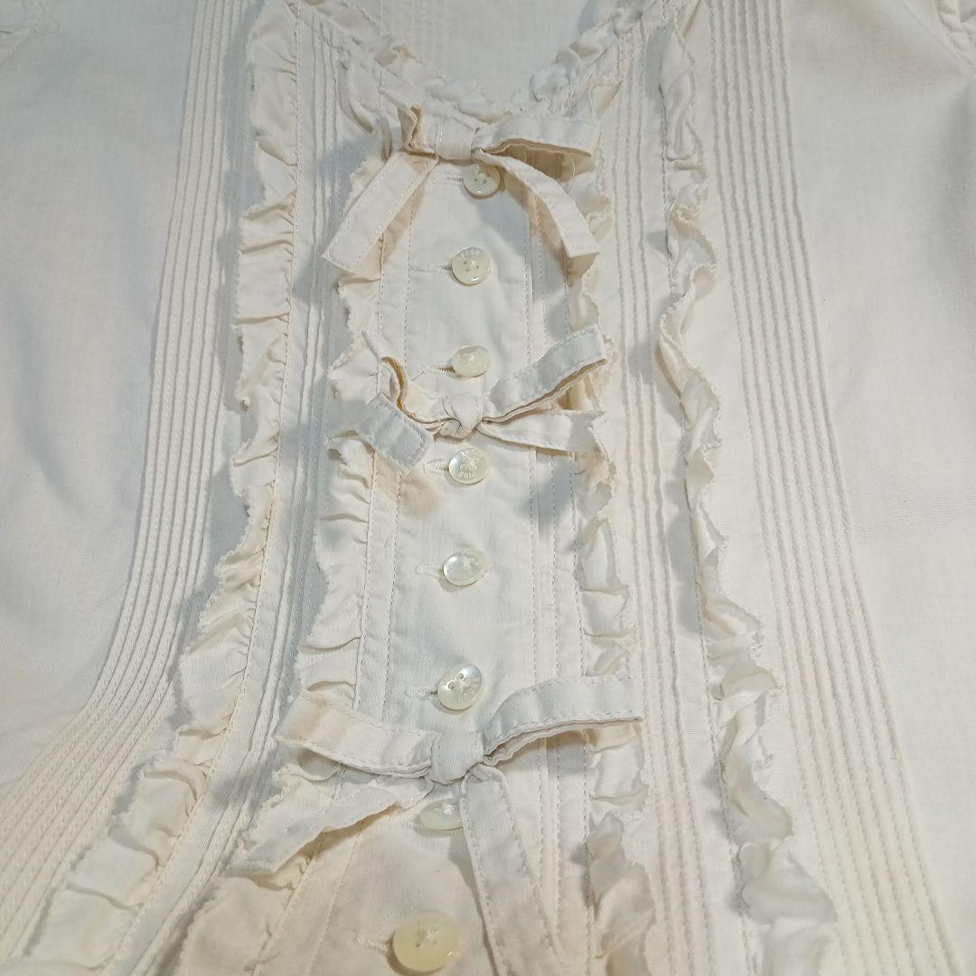 ※訳あり 汚れ※ ピンクハウス ワンピース ピコフリル ピンタック