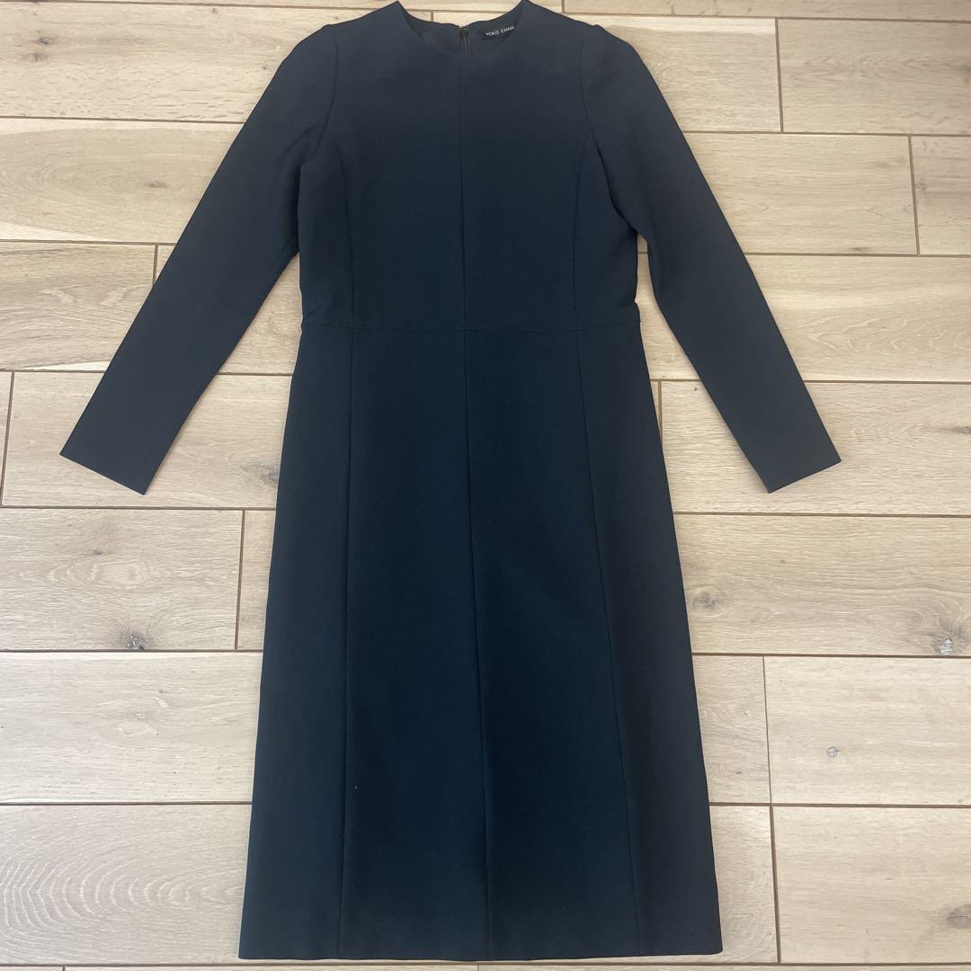 美品TOKOCHANヨーコチャンネイビーワンピース36