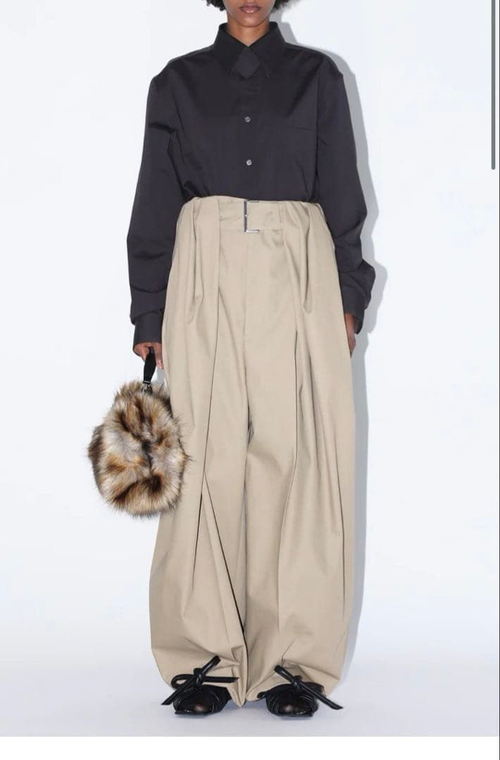 TOGA HIGH TWIST TWILL WIDE PANTS 25awM・TOGA MEDICALDB_JP