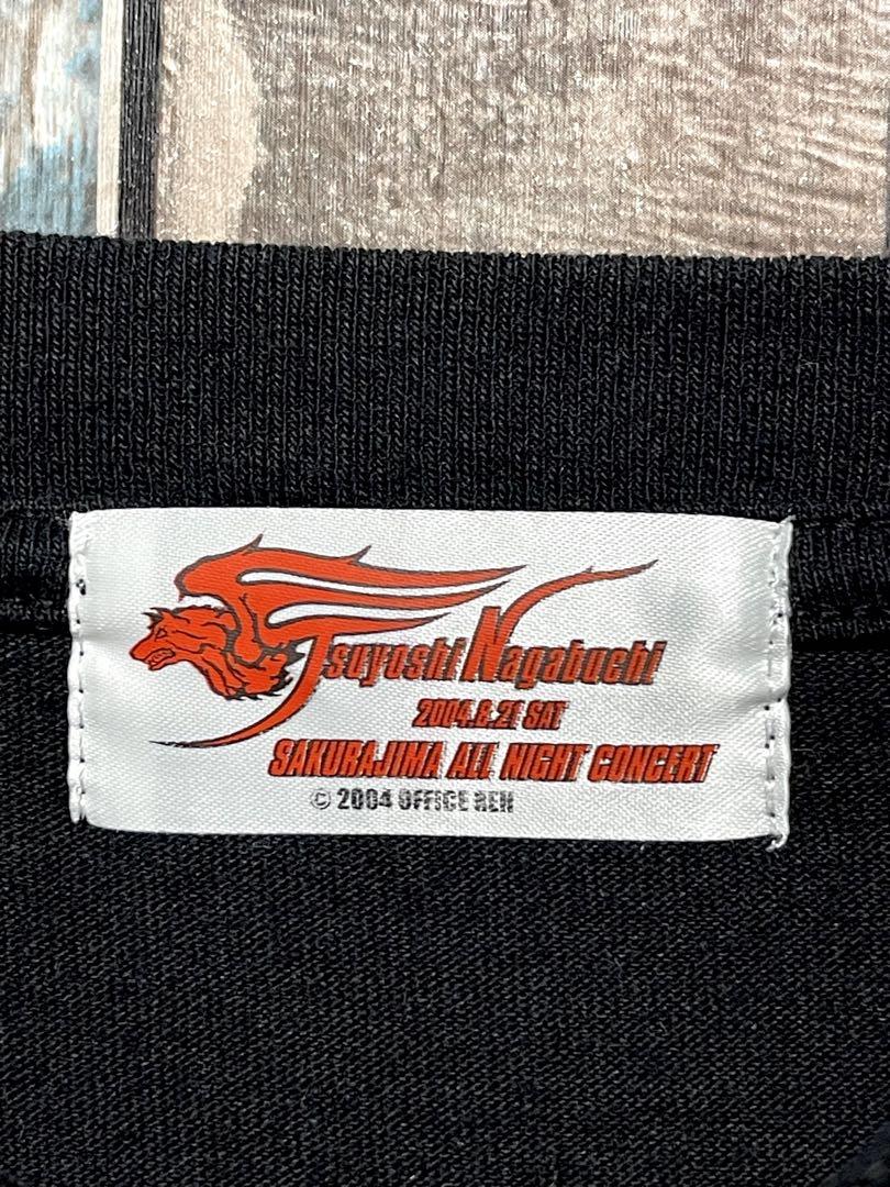 美品 2004 長渕剛 桜島 オールナイトライブ Tシャツ 00s LIVE