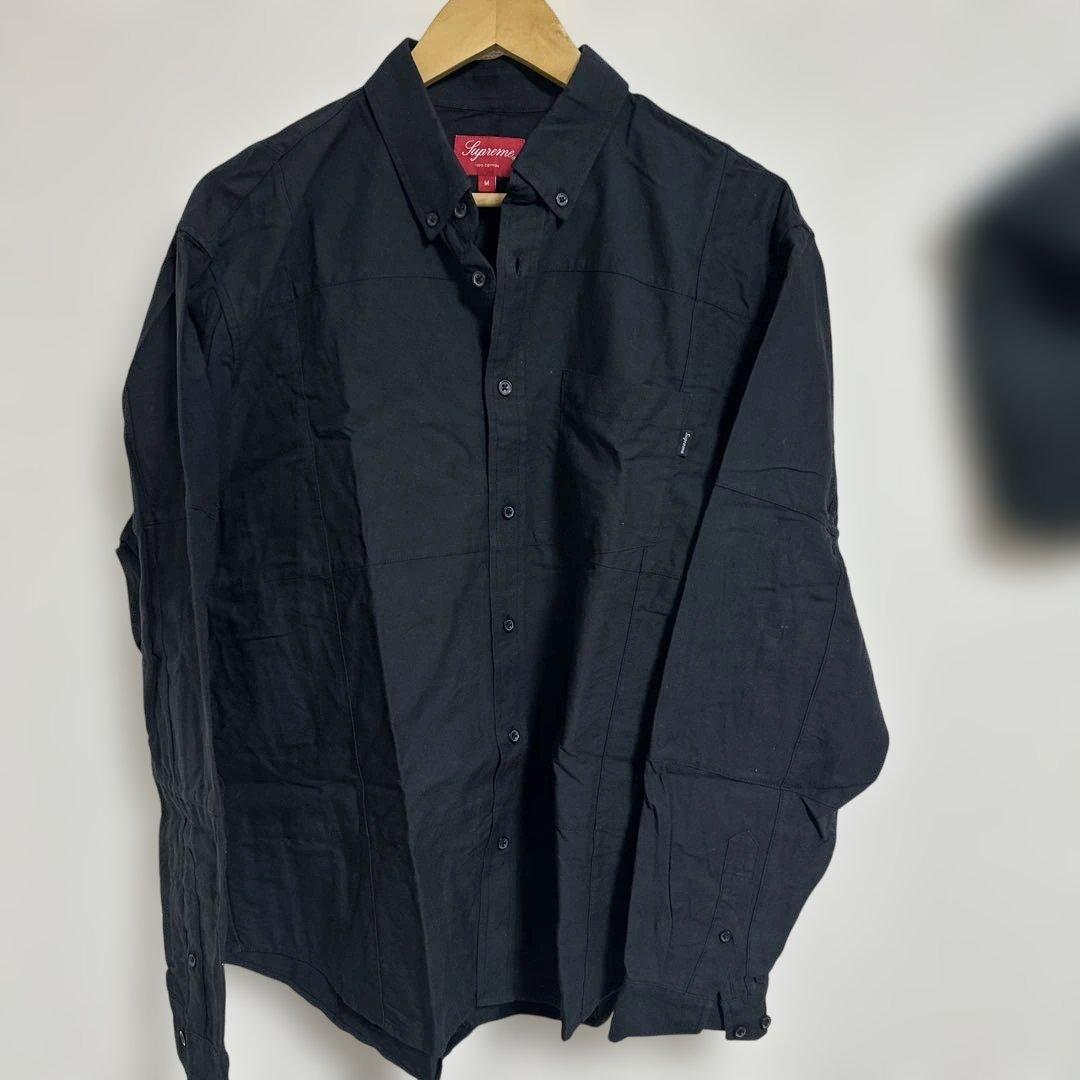 Supreme パッチワークブラックシャツ MサイズM・SUPREME