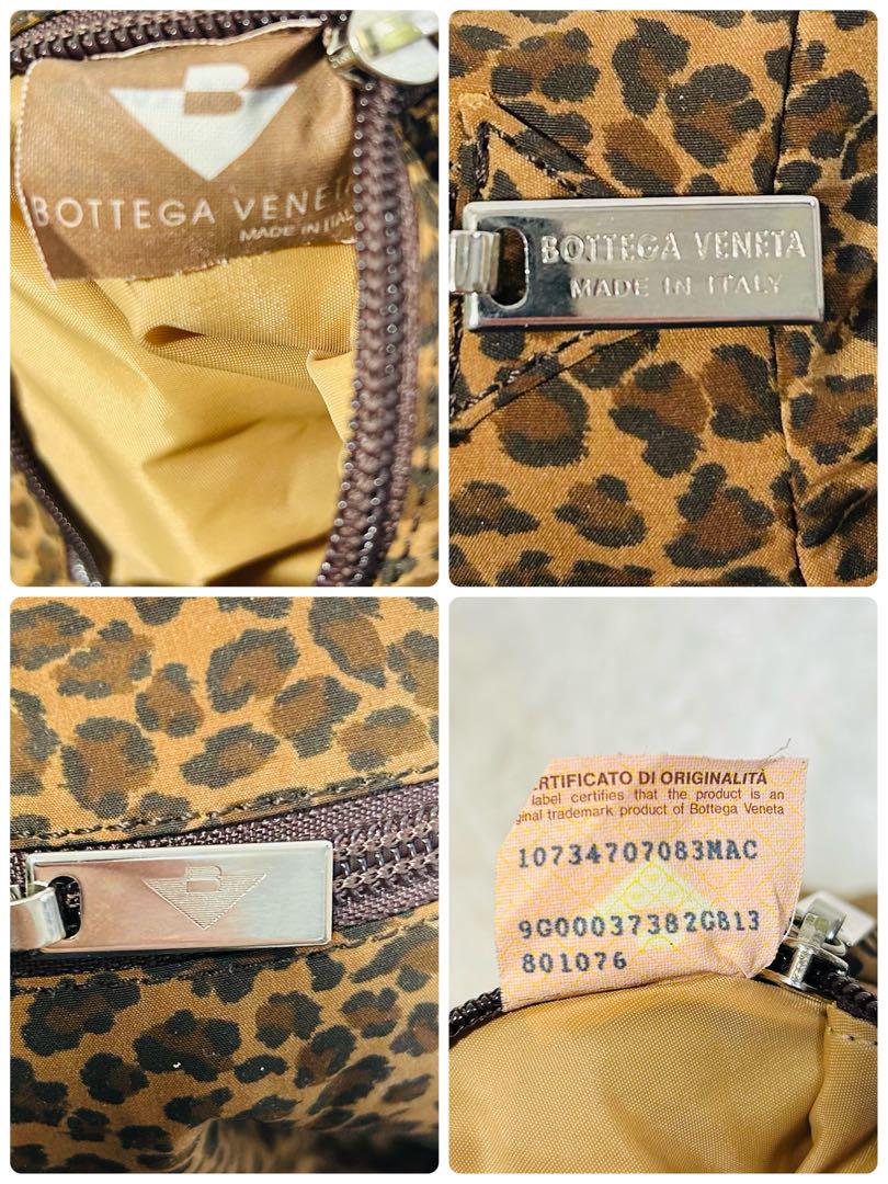 レア！ BOTTEGA VENETA レオパード ロゴ トートバッグ ミラー