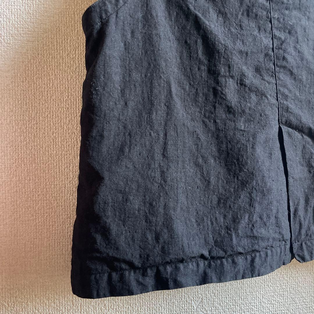 こぞら荘　KOZORASOU ベスト　ジレ　煌　黒　リネン　シルク　きらめき