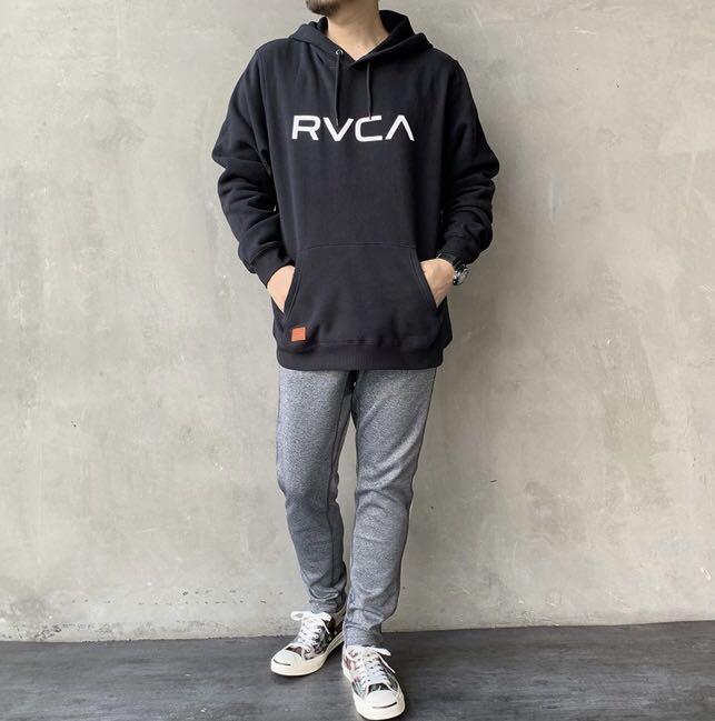 RVCA オーバー フーディ スウェット パーカー QDq40-m60294505893 M ビッグ ルーカ プル 限定品