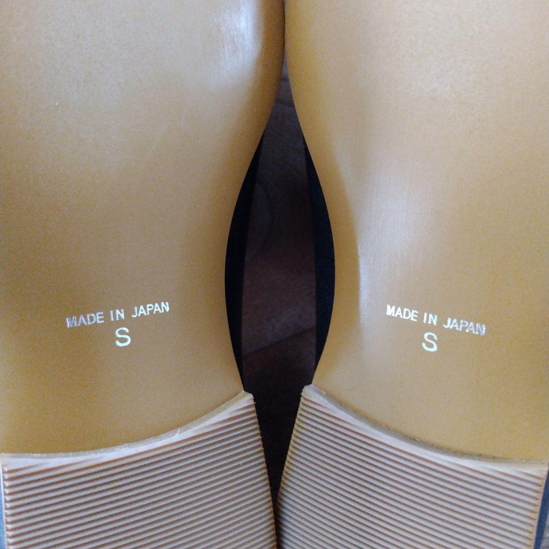 que shoes プレーン ブラック Sサイズ