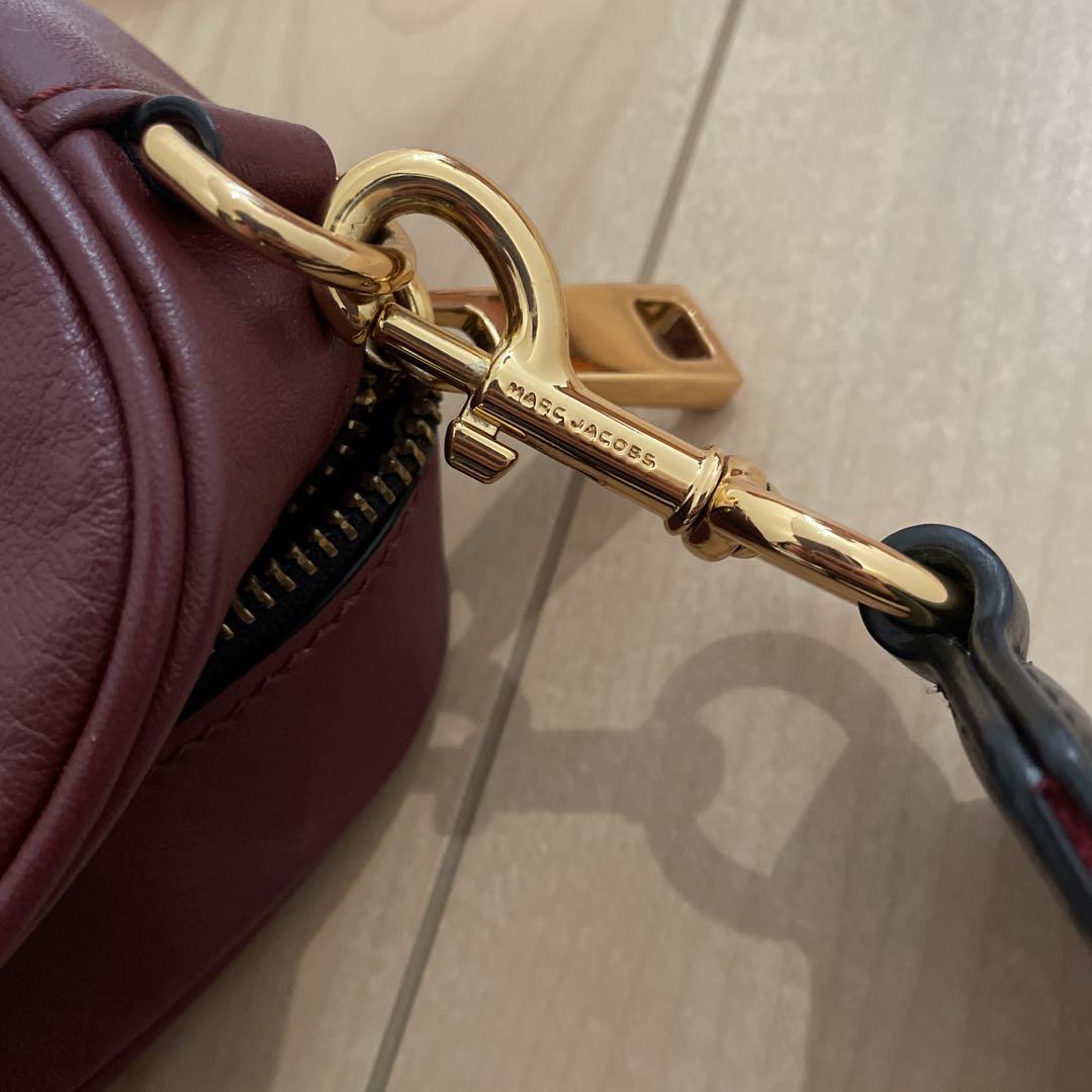 MARC JACOBS バーガンディ ショルダーバッグ