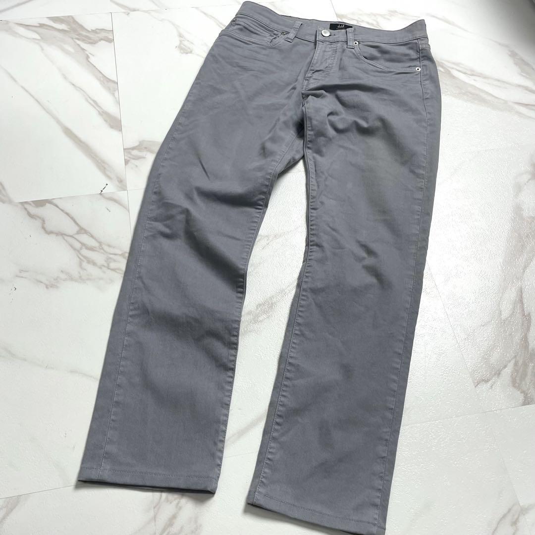 入手困難✨ アルフレッドダンヒル ボトムス デニム コットン グレー系