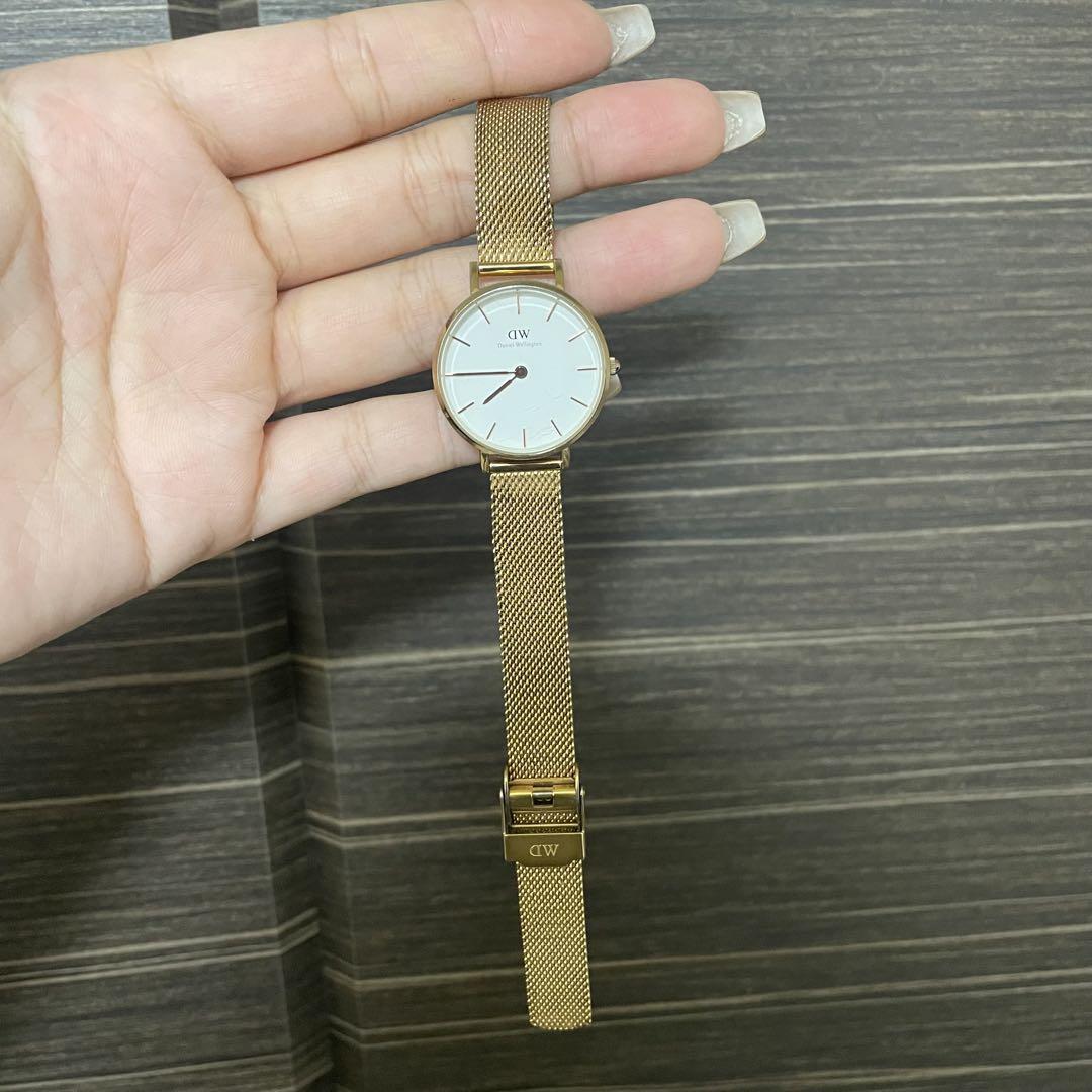 DANIEL WELLINGTON ゴールドメッシュ時計 Daniel Wellington DW ゴールドメッシュ腕時計 - メルカリ